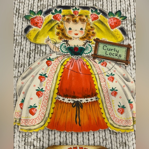 Vintage Hallmark collectible paper doll Cards Lot of 5 Land Of Make Believe - Picture 5 of 9